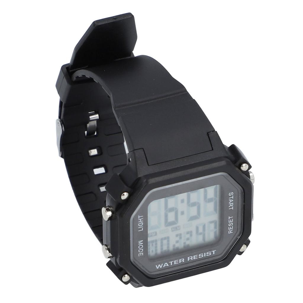 Unisex Digital Watch LED Luminous Stopwatch Chronograph Alarm Shock and Drop Resistant 50M