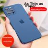 NEYAA IPhone 14 Pro Max Case, Ultra-Thin Transparent Frosted Shockproof Soft for IPhone 14 Pro Max, Full Camera Protection Cover, Navy Blue