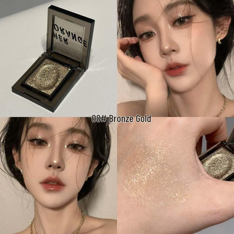 HERORANGE Smoky Sweet Cool Eyeshadow Palette: Shimmer & Matte, Highly Pigmented for Brightening, Natural Look, Affordable Makeup