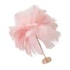 Ostrich Feather Table Lamp Rechargeable Modern Romantic Decoration Lamp Bedroom Bedside Lamp for Home Decoration