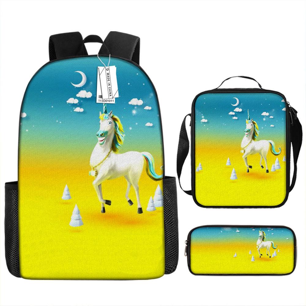 Kindergarten children's school bag unicorn primary school bag small class large class boys and girls reduce the burden of backpack