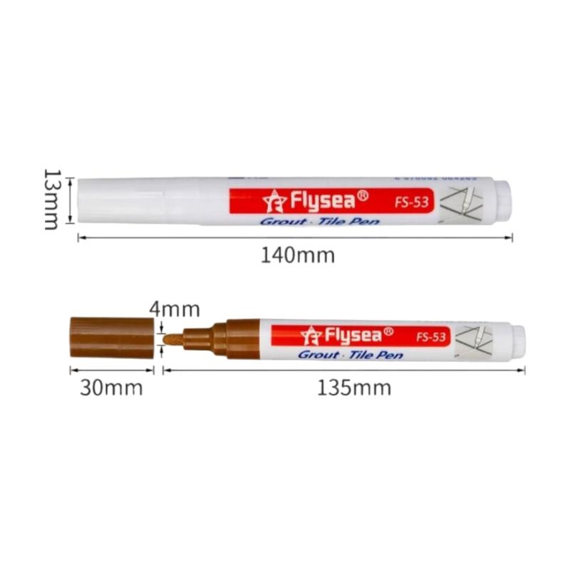1/5 Stück Schnelltrocknendes Heimwerkerwerkzeug DIY Fugenstift Für Badezimmer Küchenfliesen Aufhellender Fugenstift Zur Auffrischung Alter Fugen
