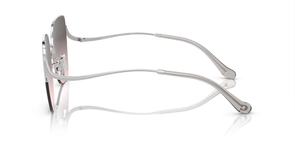 Coach Sunglasses HC7156D CL904 SHINY SILVER 60 Women's