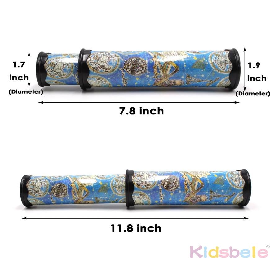 Rainbow Kaleidoscope for Kids – Educational Optical Play Tube, Eye-Hand Coordination & Creativity Toy