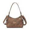 Xeie Thuk Shoulder Crossbody Handbag Women PU Adjustable Strap Daily Commute
