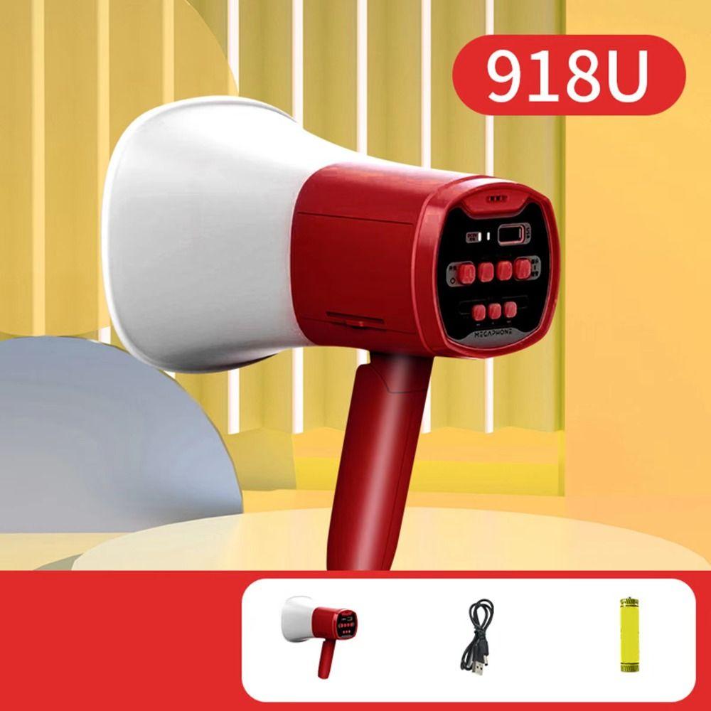 Portable Design Handheld Sound Amplifier Foldable Handle Bullhorn Speaker Cheerleading