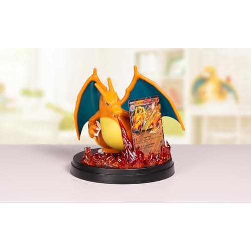 Pokemon TCG: Charizard EX Super Premium Collection (3 Foil Promotional Cards, 1 Card Display Figure, 10 Booster Packs)