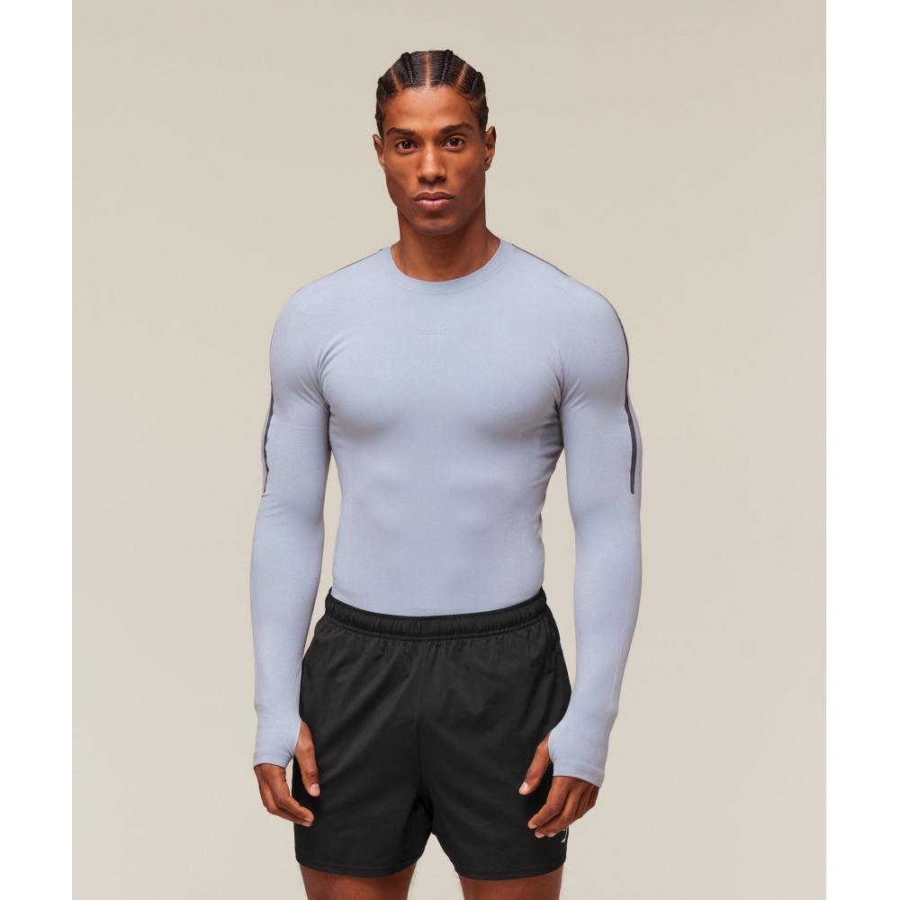 

Gymshark Everywear Warp KniT Ls T shirT Бледно-голубая A1c1d Uc53 S