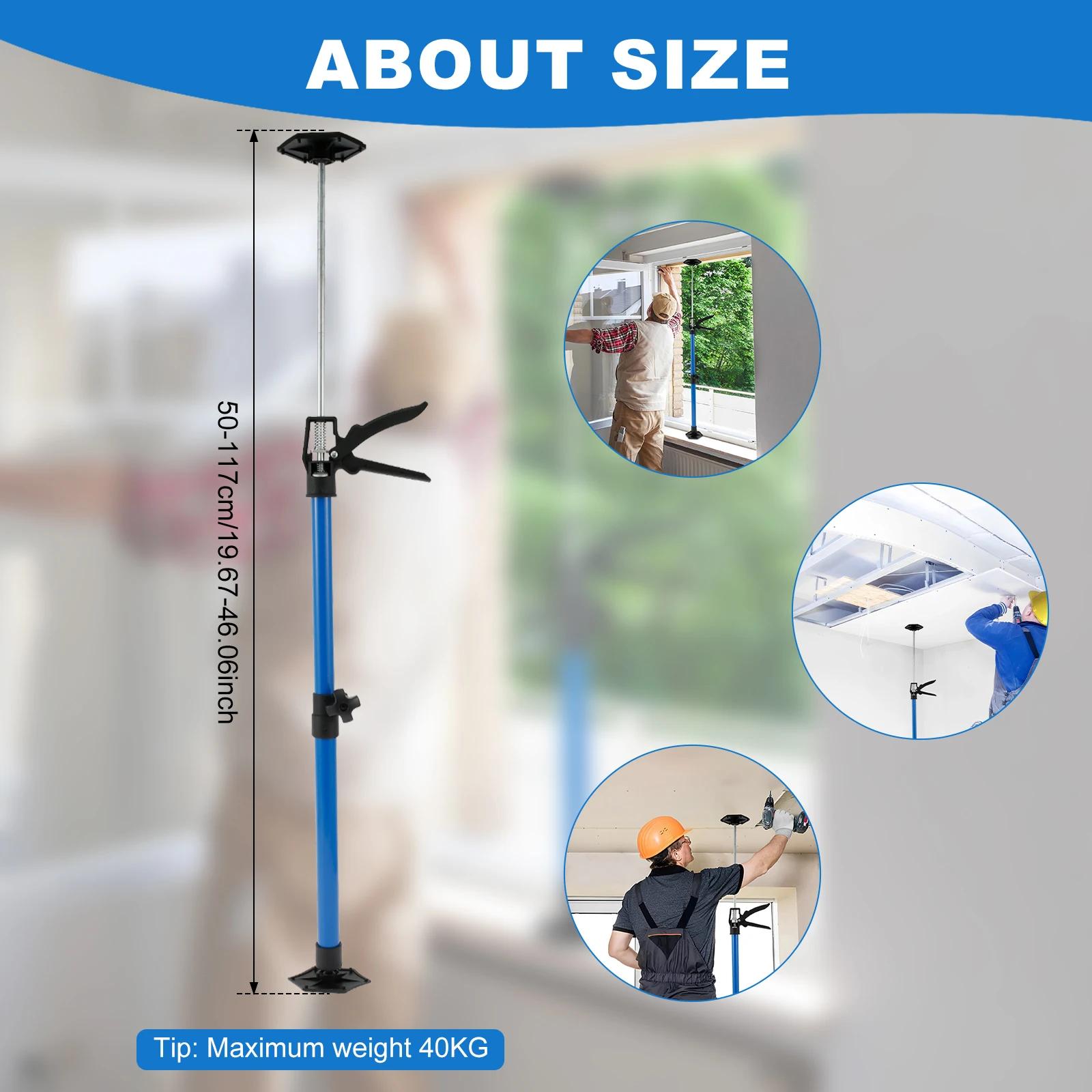 

Телескопический опорный стержень из нержавеющей стали, регулируемый опорный стержень для шкафа, многофункциональная система поддержки третьей рукой, ручной домкрат
