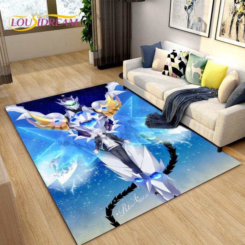 3D High School D×D Sexy Anime  Area Rug,Carpet Rug for Living Room Bedroom Sofa Doormat Decoration,kids Play Non-slip Floor Mat