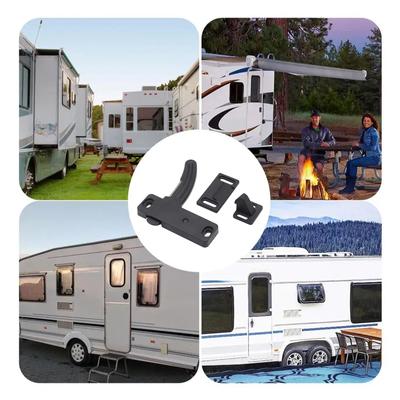 RVs Screen Door Latch Handle Kit for RVs Trailer Campers Entry Door Hardwares Screen Door Latch Handle Kit