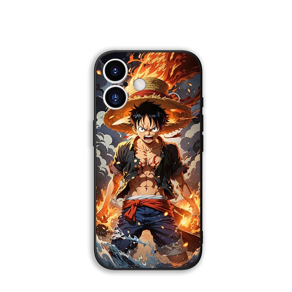 Phone Cover Thousand Sunny Luffy One Piece Casing for Apple iPhone 16 15 14 Plus 13 12 Mini 17 Pro Max + ProMax 16E Air 15+ Case
