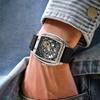 WM Watch Automatic Mechanical Watches Man Skeleton Stainless Steel Sapphire Crystal Tonneau Welly Merck Watch WM083