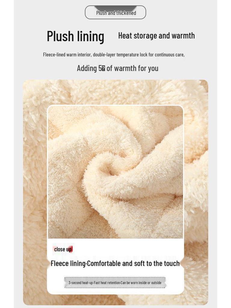 2025 Autumn/Winter Plus Velvet Thickened Cotton Jacket for Middle-Aged & Elderly Women – Warm Padded Outerwear