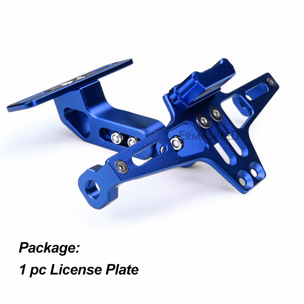 Motorcycle License Plate Frames Holder and Motorcycle LED Turn Signal Light For Motocross Street Bike Motorbike