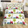 Milk Cow Duvet Cover King Queen Size Cute Cartoon Cows Bedding Set for Kids Farmhouse Rustic Animal 2/3pcs Polyester Quilt Cover
