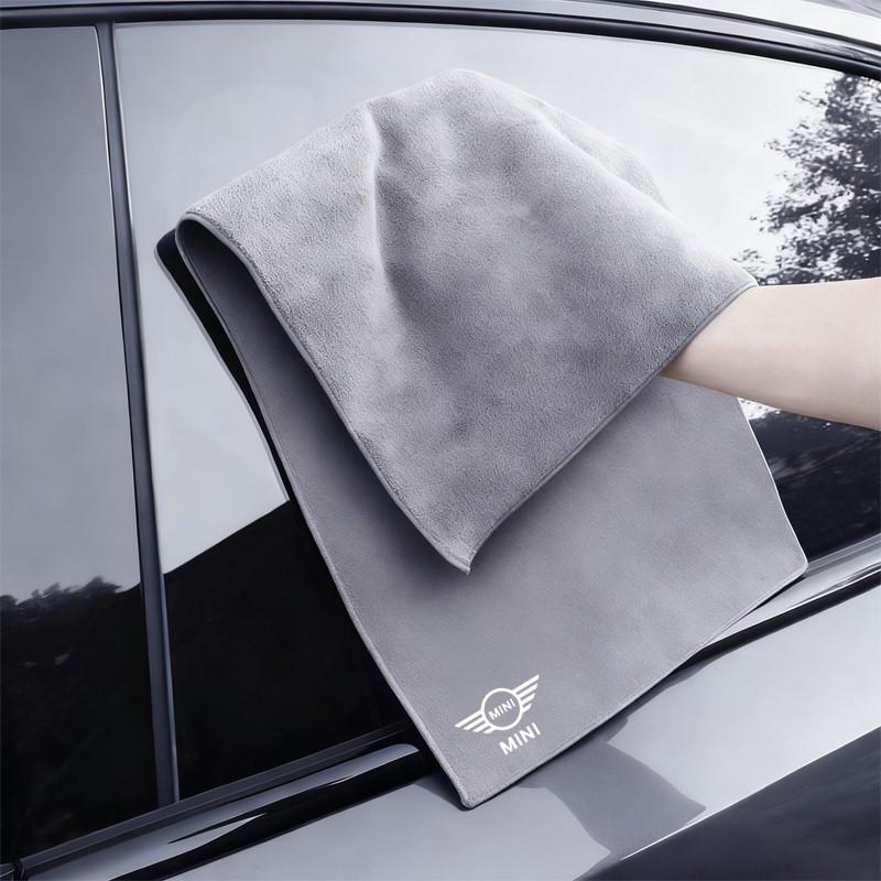 Highly Absorbent Coral Fleece Thickened Car Interior Glass Cleaning Towel For BMW Mini Works Cooper F54 F55 F56 F57 F60 R50 R52 Akvnt44