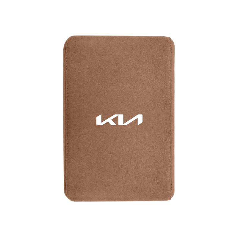 Car Armrest Box Mat Suede Memory Foam Arm Rest Soft Pad For KIA Stinger K9 Sorento Ceed RIO Sportage Niro Soul EV6 EV9 Carnival