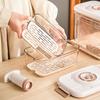 Drainable Vacuum Storage Box Transparent Fresh-Keeping Box Sealed Food Container  Refrigerator