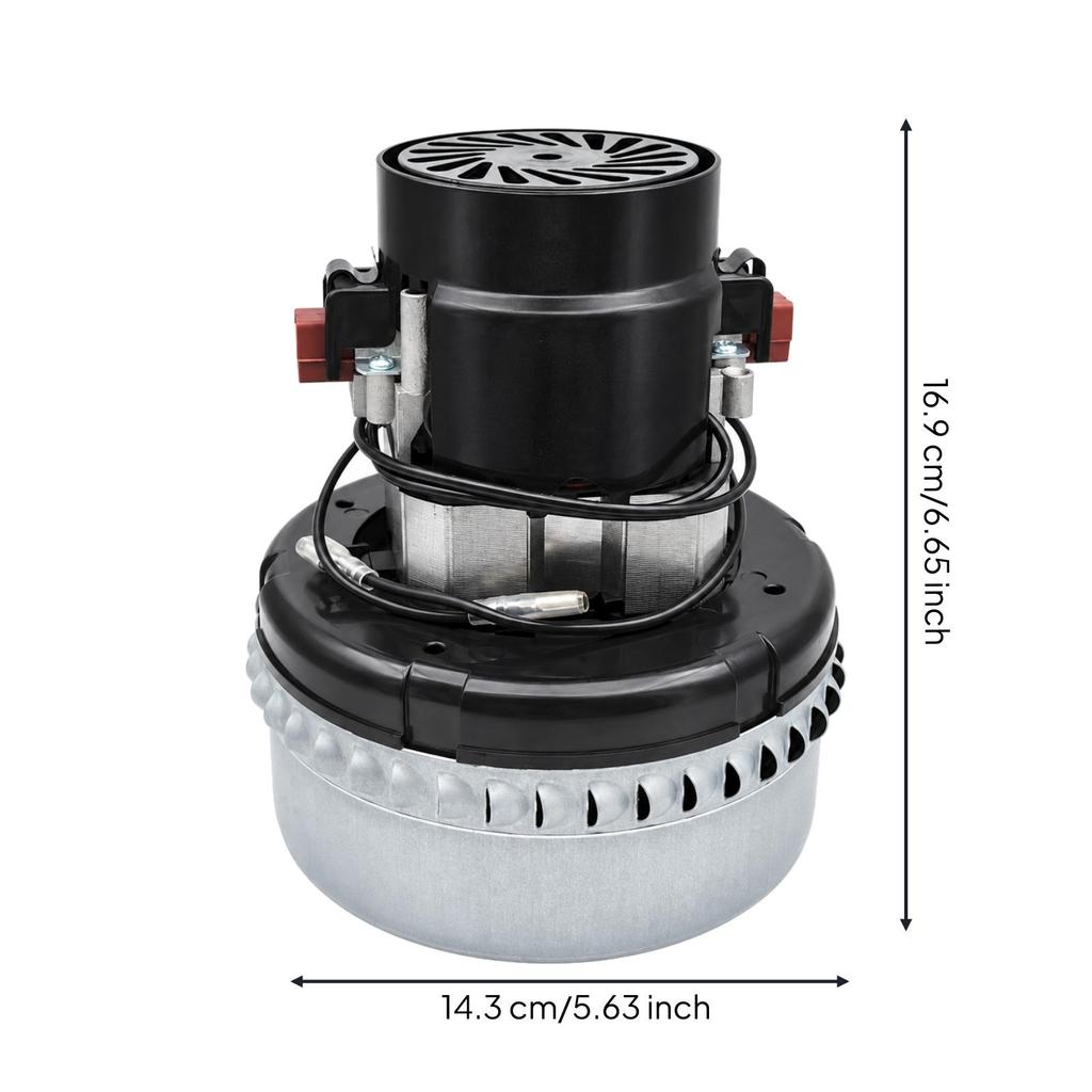 Suction Machine Replacement Motor Sturdy Ventilated for Factory Maintenance Material
