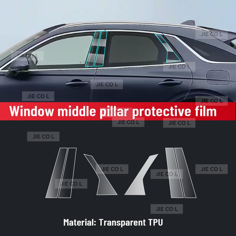 Car Interior Center Console Media Dashboard Navigation TPU Protector Film For Genesis GV70 2025 Car Sticker Accessories
