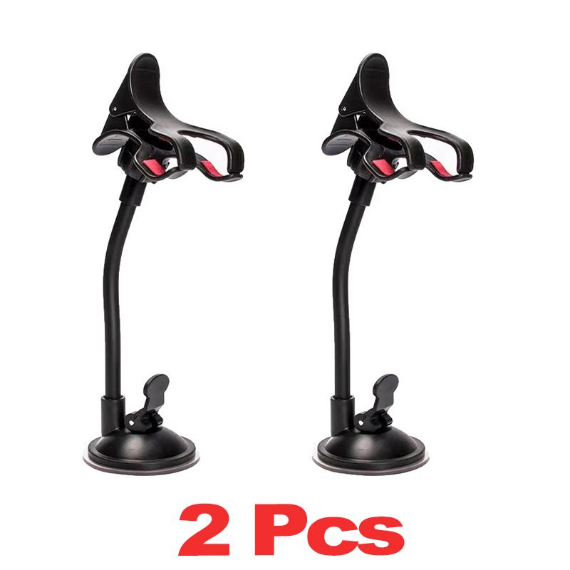 Universal Car Phone Holder 360° Rotating Flexible Windshield Dashboard Mount Cellphone Stand GPS Phone Bracket Auto Accessories