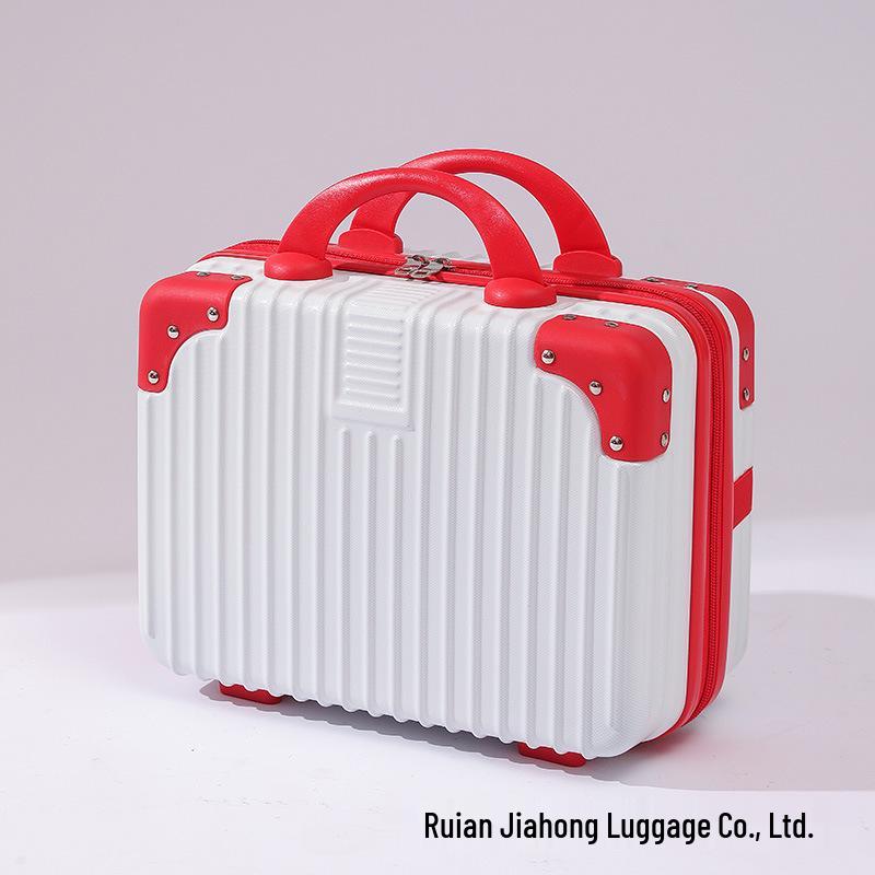 14-Inch Handheld Mini Travel Makeup Case with Password Lock