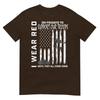 Red Friday Military Veteran Support Our Troops American Flag TShirt