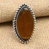 Tiger's Eye Gemstone Handmade Solid 925 Sterling Silver Ring Jewelry For Love