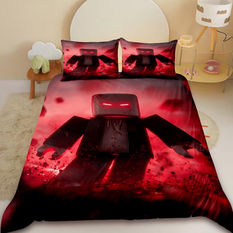 Roblox Duvet Cover Cartoon Game Teens Bedding Set Comforter Cover Soft Bedroom Dormitory Home Decor Best Gifts