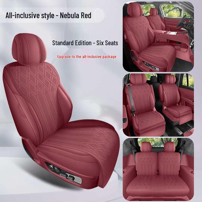 AITO M9 Suede Seat Cushions, Fit for 25 Models, All-Season, Suitable for Five/Six-Seater Cars - Car Accessories