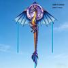 Weifang Pterodactyl Dragon Kite - Long-Tailed, Easy-Fly Cartoon Kite for Light Breeze Outdoor Fun