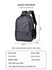 High-End Unisex Casual Backpack: Trendy, Waterproof, Commuter-Ready, Laptop-Friendly for Travel