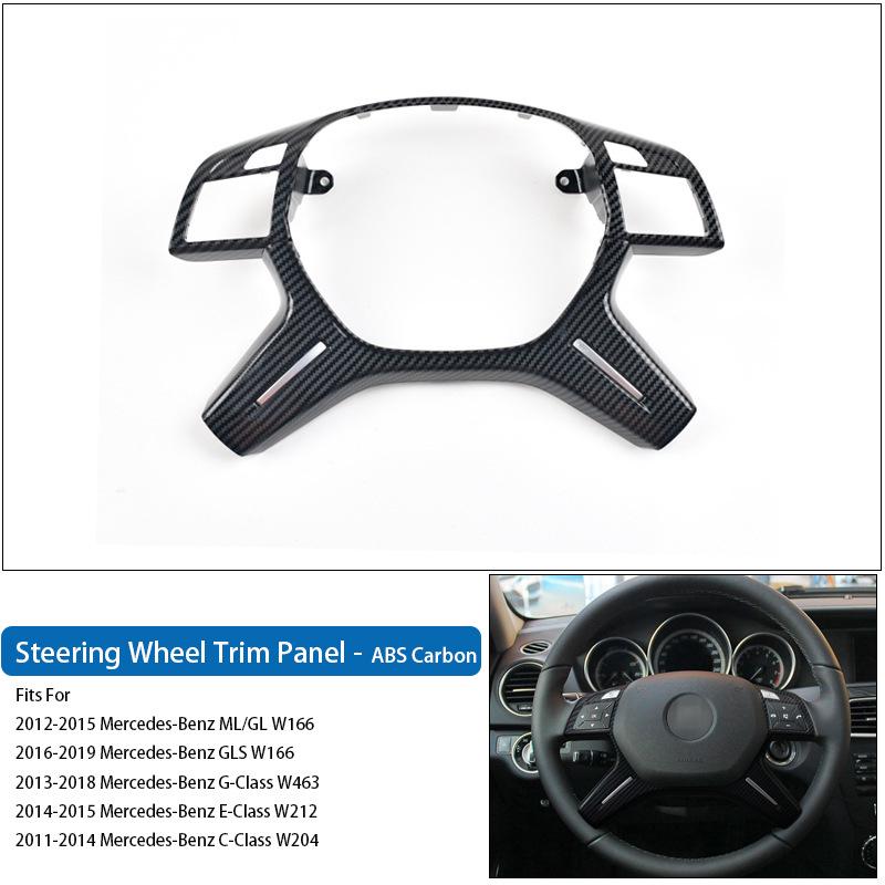 Mercedes ML/GL/GLS W166 & E/C/G-Class W204 Steering Wheel Trim Cover Accessories
