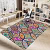 1PC Mandala Patterns Extra Large Non Slip Floor Carpet, Office, Family, Bedroom, Studio Large Area Rug Indoor Rugs, Vibrant Colors