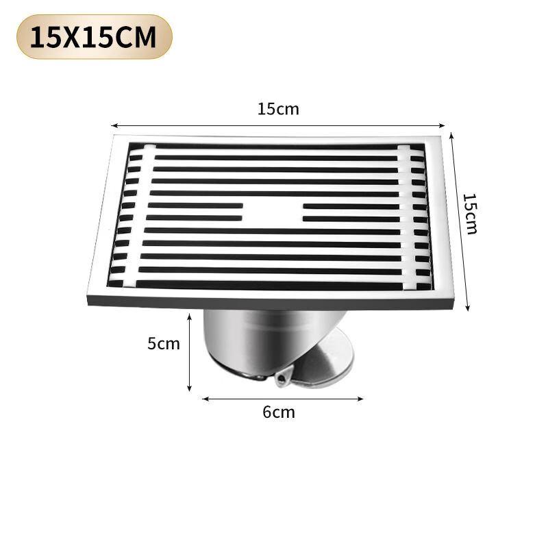 MDNG Thickened Stainless Steel Bathroom Floor Drain