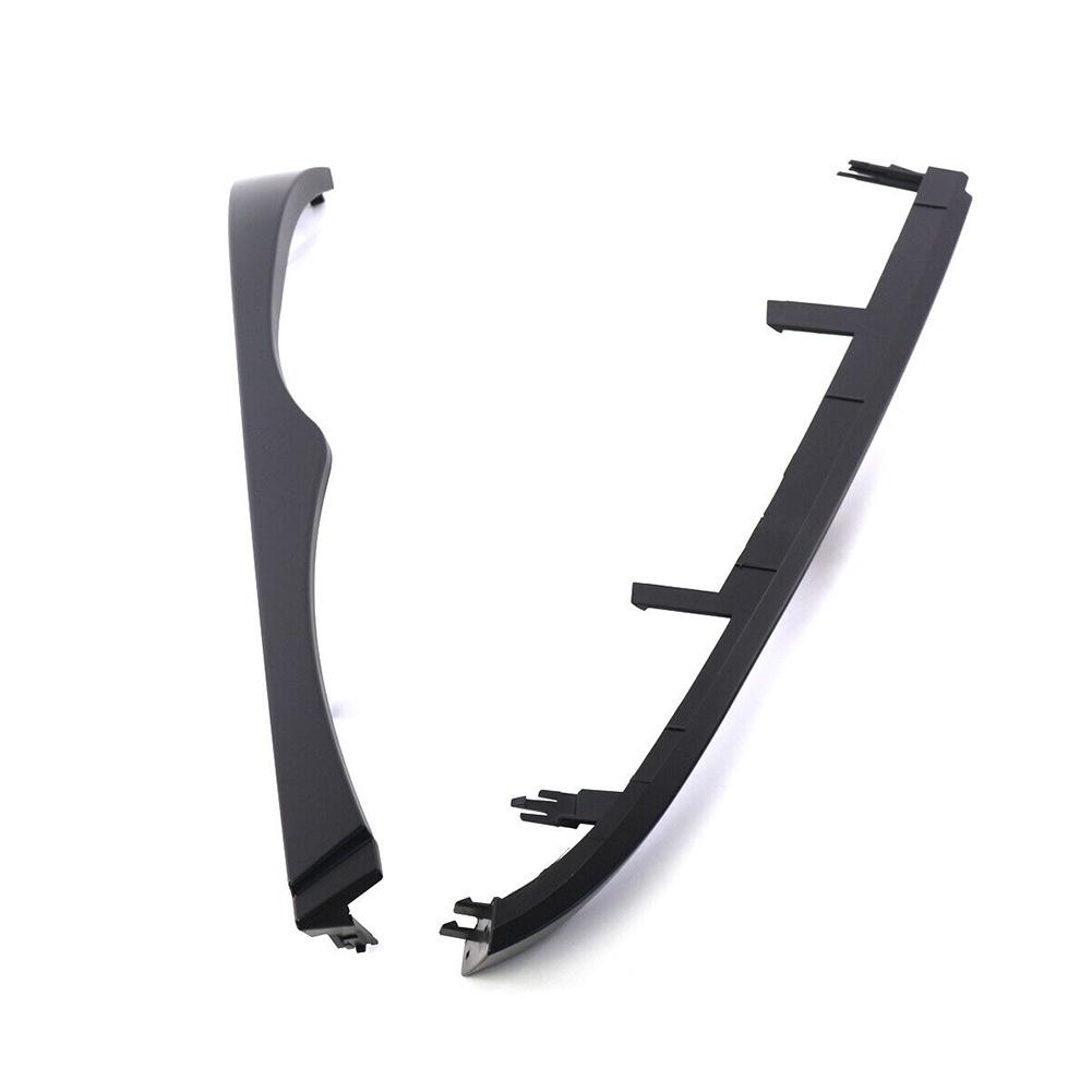 ABS Headlight Eyebrow Accessories Black For BMW E46 325i