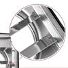 1pcs 100/125/150mm Stainless Steel Air Vent Wall Ventilation Cap Movable Square Air Outlet Kitchen Wall Grilles Duct Cover
