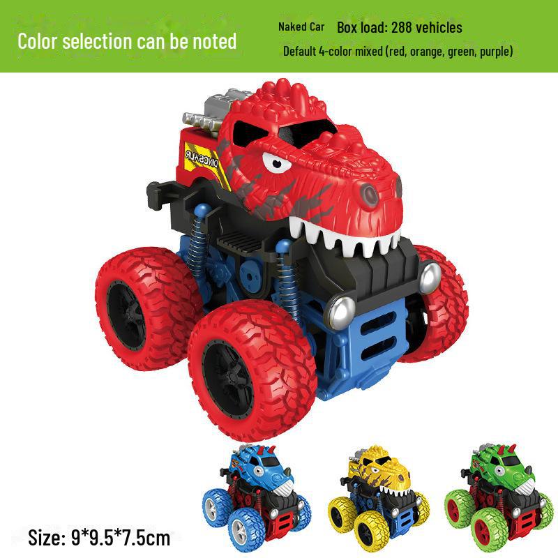 Children's Dinosaur Inertia Car: Four-Wheel Drive Off-Road Toy