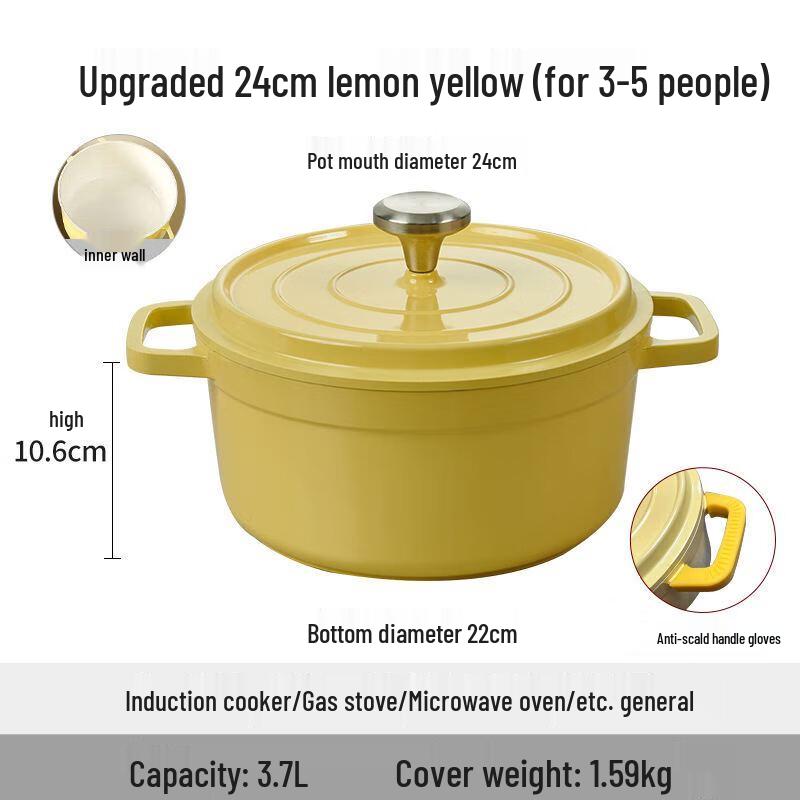 MINGJUE Aluminum Alloy Multi-Stove Stew Pot