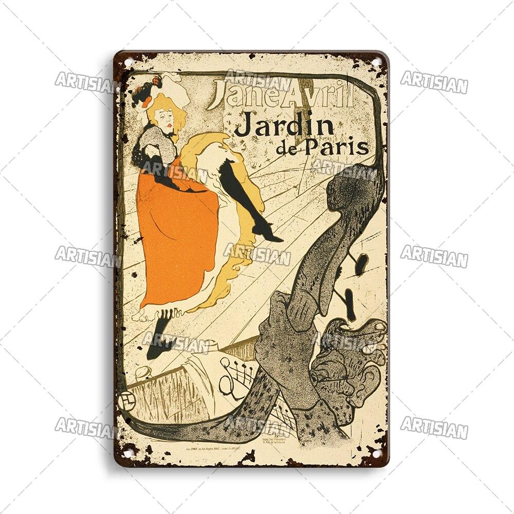 Vintage France Metal Sign  Funny Tin Travel Plaque for Home Bar Cafe Wall Decor  Rustic Metal Plate