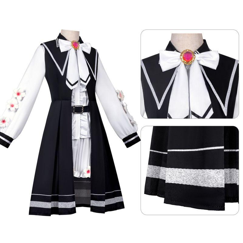 New Sakuraba Ema Cosplay Costume Wig Anime Magical Woma Witch Trial Ema School Uniform Lolita Dress Halloween Christmas Clothing