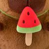 Fluffy Capybara Plush Doll Watermelon Capybara Stuffed Doll Funny Capybara Plush Toy  Room Decor