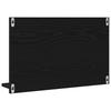 Mirror Cabinet with Shelf Black Oak Effect 60 x 10.5 x 37 cm