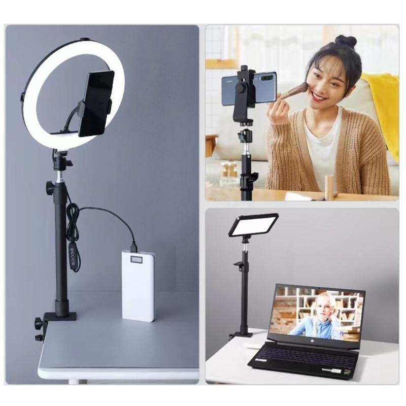 Adjustable Telescopic Extension Rod For Camera Mount Light Stand Aluminum Alloy 1/4inch Thread Adapter 30cm 40cm 60cm