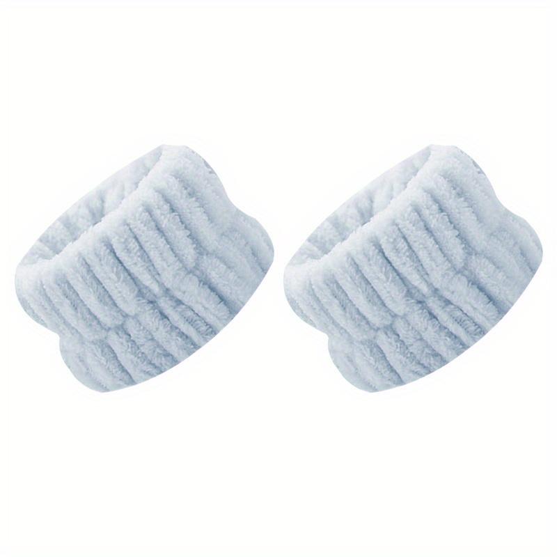 2 Reusable Face Washing Wristbands with Water Absorbing and Anti Moisture Bands, Soft Ultra-fine Fiber Towel Wristbands