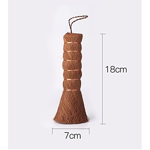 Kitchen brush, palm scrubber, healthy scrubbing brush, handle kitchen brush, dish brush, for woks and iron frying pans, Kamenoko scrubber, palm and co