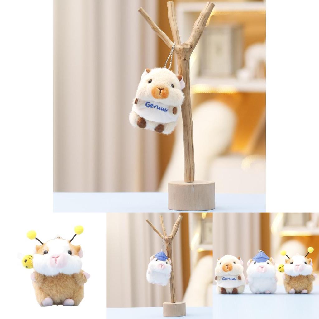 Niedliches Plüsch Meerschweinchen Stofftier Spielzeug Entzückende Puppe Schlüsselanhänger Taschenanhänger Geschenk