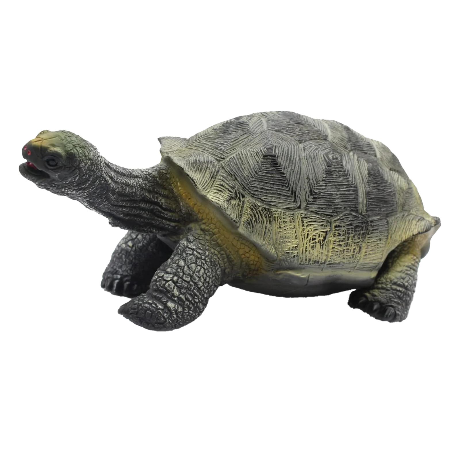 Large Realistic Turtle Model Soft Rubber Animal Figurine Educational Toy for Kids and Collectors Detailed Design Durable Material One Size