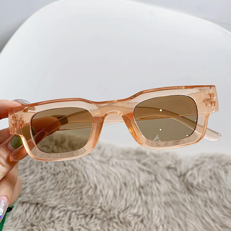 Square Concave Sunglasses Large Frame Retro Trend Sunglasses Women'S Sunshade Sunglasses